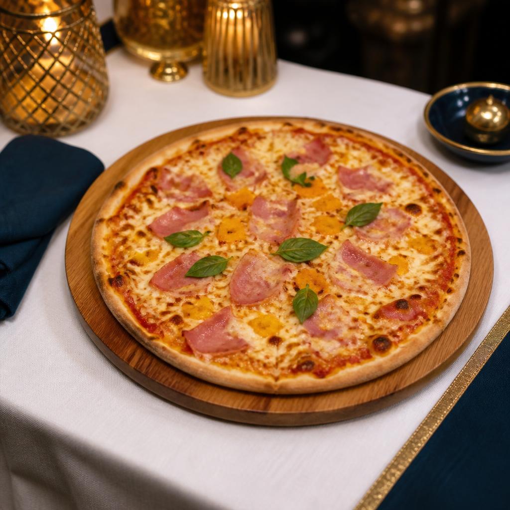 JAMBONLU CHEDDARLI PİZZA